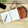 Buy Leather Journal with Belt Closure - Customized with Logo and Name