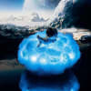 Gift LED Cloud Lamp With Astronaut - Night Light - Single Piece