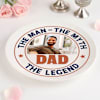 Buy Legendary Dad Personalized Ceramic Plate