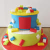 Lego Birthday Fondant Cake (3.5 Kg) Online