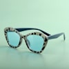 Gift Leopard Print Sunglasses with Personalized Case