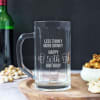 Gift Less Thinky More Drinky Personalized Birthday Beer Mug