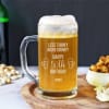 Less Thinky More Drinky Personalized Birthday Beer Mug Online