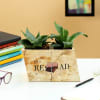 Gift Lets Read Wooden Planter Bookends