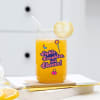 Lights Laughter And Cheers Personalized Can Glass With Straw Online