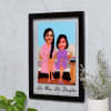 Gift Like Mom Like Daughter Personalized Caricature Acrylic Frame