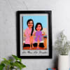 Like Mom Like Daughter Personalized Caricature Acrylic Frame Online