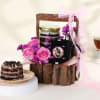 Lilac Blooms Personalized Love Hamper Online