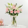 Gift Lily And Rose Vase Arrangement