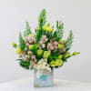 Lime and Pink Flowers Online