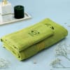 Shop Lime Green Hand and Bath Personalized Towel Set