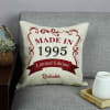 Gift Limited Edition Personalized Birthday Jute LED Cushion
