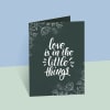 Little Love Things Personalized A5 Anniversary Laminated Card Online
