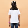 Gift Little Rock Star White T-Shirt for Girls