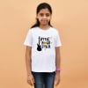 Little Rock Star White T-Shirt for Girls Online