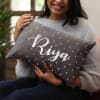 Gift Little Triangles Personalized Velvet Cushion