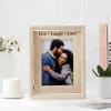 Buy Live Laugh Love - Personalized Rotating Photo Frame