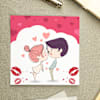 Gift Long Distance Kisses Couples Sandwich Photo Frame