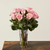 Buy Send Long Stem Pink Rose Bouquet Online Igp Nid