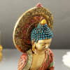 Shop Lord Buddha Gold Toned Hand Painted Idol