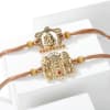 Lord Ganesha And Lord Jagannath Rakhi - Set of 2 Online