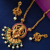 Gift Lord Ganesha Design Temple Jewellery Set