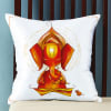 Lord Ganesha Satin Pillow Online