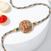 Buy Lord Ram Darbar Rakhi With Meenakari Work