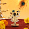 Lord Shrinathji Gold And Silver Car Ornament Online