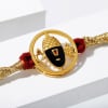 Gift Lord Tirupati Balaji Golden Zardosi Rakhi