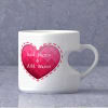 Gift Lots of Love Personalized Heart Handle Mug