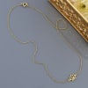 Gift Lotus 18K Gold Plated Silver Pendant With Chain