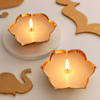 Lotus Design Metal Candle - Set Of 2 Online