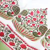 Shop Lotus Print Cotton Table Cover With Set Of 6 Napkins