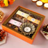 Buy Lotus T-Light Holders And Flavoured Dry Fruits Gift Box
