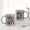 Love And Deen Personalized Metallic Couple Mugs - Set Of 2 Online