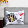 Gift Love & Balloons Personalized Satin Cushion