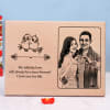 Love-birds Personalized Wooden Photo Frame Online