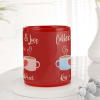 Buy Love Brew - Personalized Red Mug For Couples