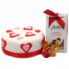LOVE CAKE WITH BUTTLERS CHOCOLATES Online
