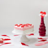Gift Love-filled Heart Shaped Cake (2 Kg)