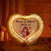 Gift Love For Mom Mother's Day LED Fur Cushion