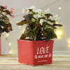 Buy Love Grows Here Personalized Ceramic Planter