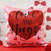 Love & Hugs Message Cushion Online