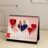 Gift Love is in The Air Personalized Valentine Desk Calendar