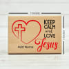 Shop Love Jesus Personalized Wooden Plaque