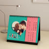 Gift Love Me Like You Do Personalized Valentine Desk Calendar