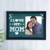 Love My Mom Personalised Blue A3 Photo Frame Online