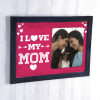 Gift Love My Mom Personalised Pink A3 Photo Frame