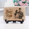 Love Never Ends Personalized Photo Frame Online
